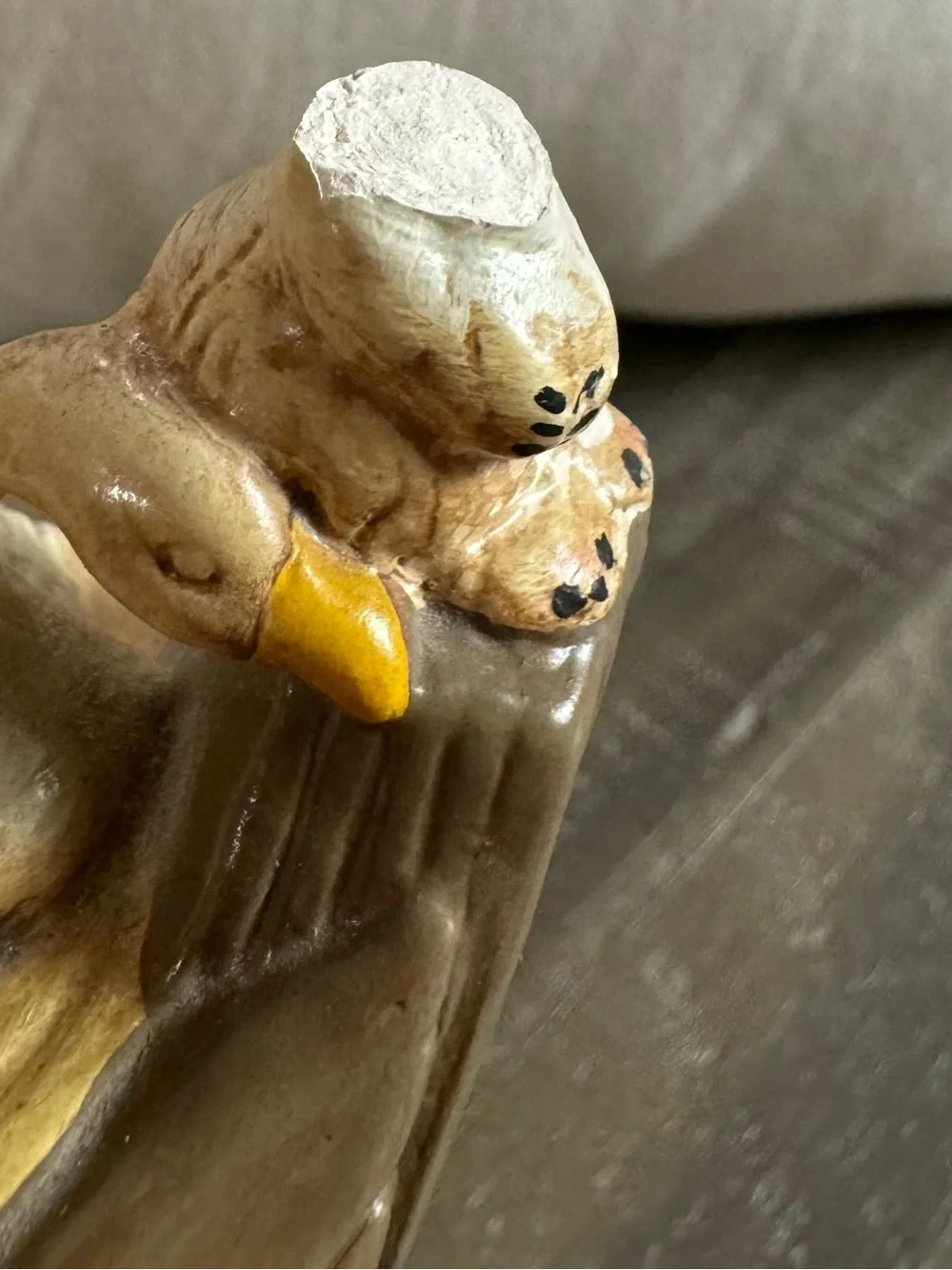 Vintage 1973 Atlantic Mold Noah’s Ark Lighted Ceramic Lamp Decor this is a rare!